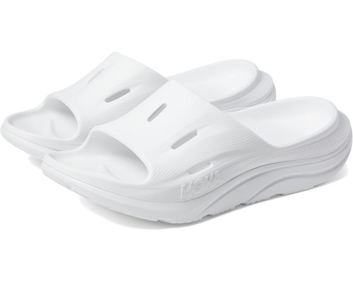 HOKA RECOVERY HOKA Z8144* Mens White Ora Recovery Slide 3 Sandals Size 13 M