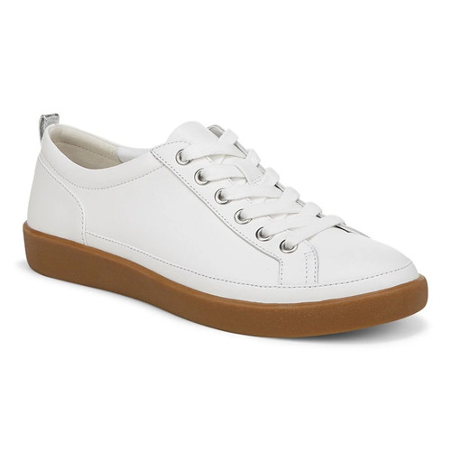 Vionic Winny White Leather Gum Sneaker Women's sizes 5 11 NEW!! MEDIUM
