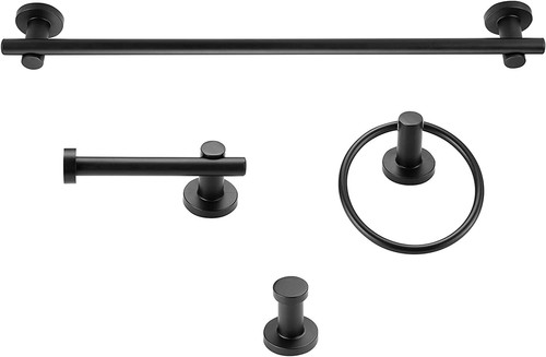 ​Globe Electric 65551 Napoli Set w Towel Bar  Towel Ring  Robe Hook  TP Holder