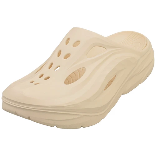HOKA Recovery Mule Unisex Slide Sandals in Cream   12 US