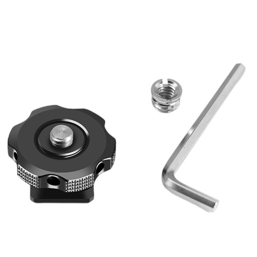 Cold Shoe Base Mount Adjustable 1 4inch Screw Adapter for DLSR Camera Cage Rig