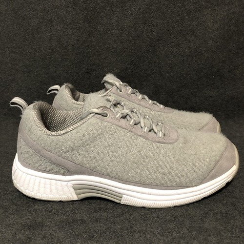 Orthofeet Women’s 989 Coral Wool Gray Comfort Athletic Sneakers Shoes Size 8.5 B