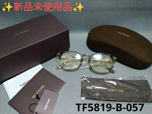 TOM FORD TF5819 B 057 Eyeglasses 50□20 145 Made in Italy New with Case