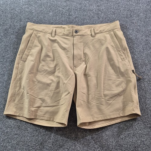 The North Face pantaloncino uomo 38 beige tasche bottoni leggero outdoor escursionismo