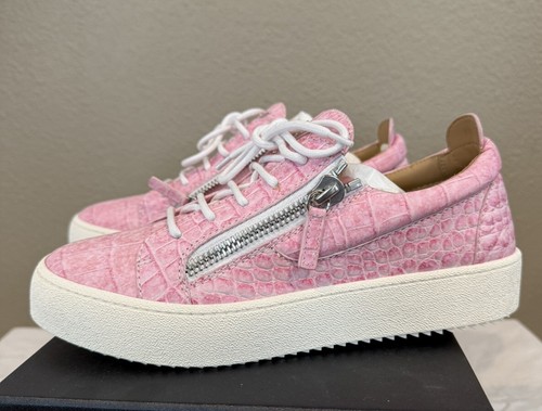 GIUSEPPE ZANOTTI NIB Giuse Zanotti Lilium croc embossed Sneakers Size 39.5