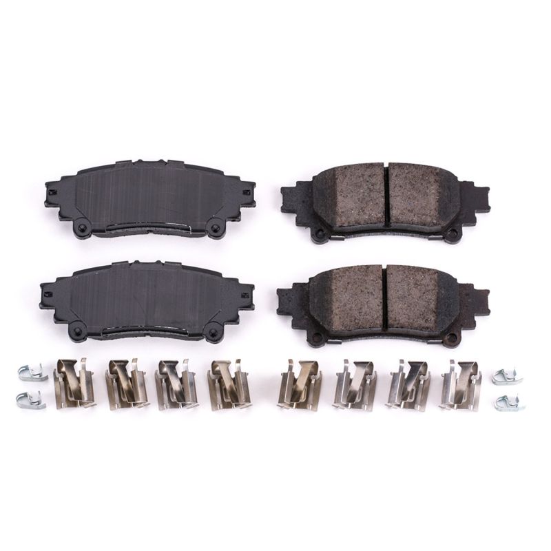 POWERSTOP Power Stop 10 15 Lexus RX350 Rear Z17 Evolution Ceramic Brake Pads w/Hardware