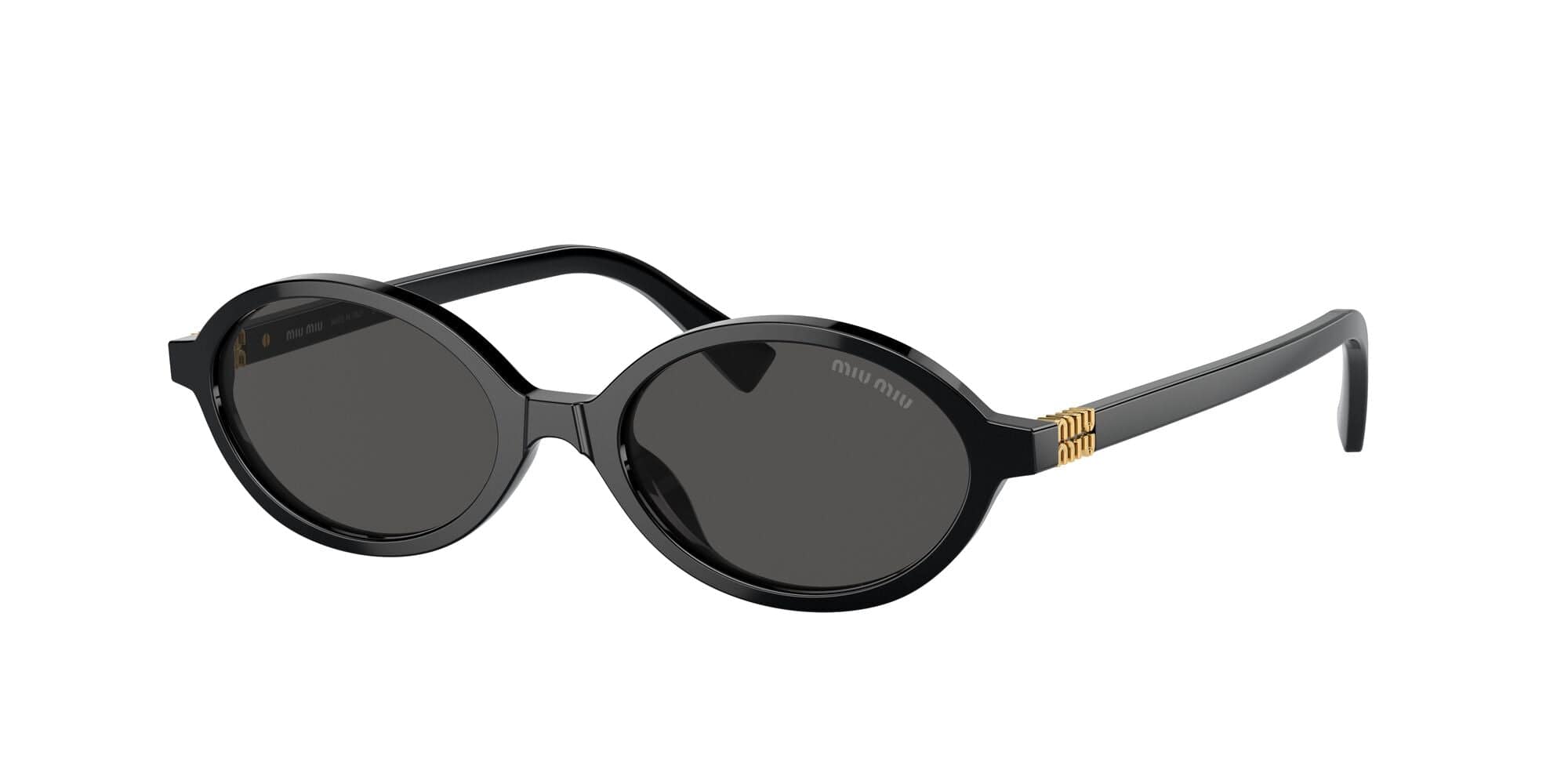 MIU MIU SMU04ZS 1AB5SB0 black dark grey lens