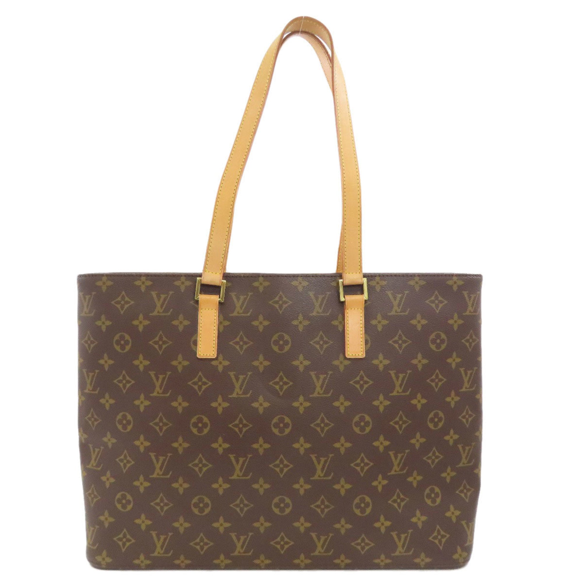 Louis Vuitton M51155 Luco Tote Bag Monogram Canvas Women's