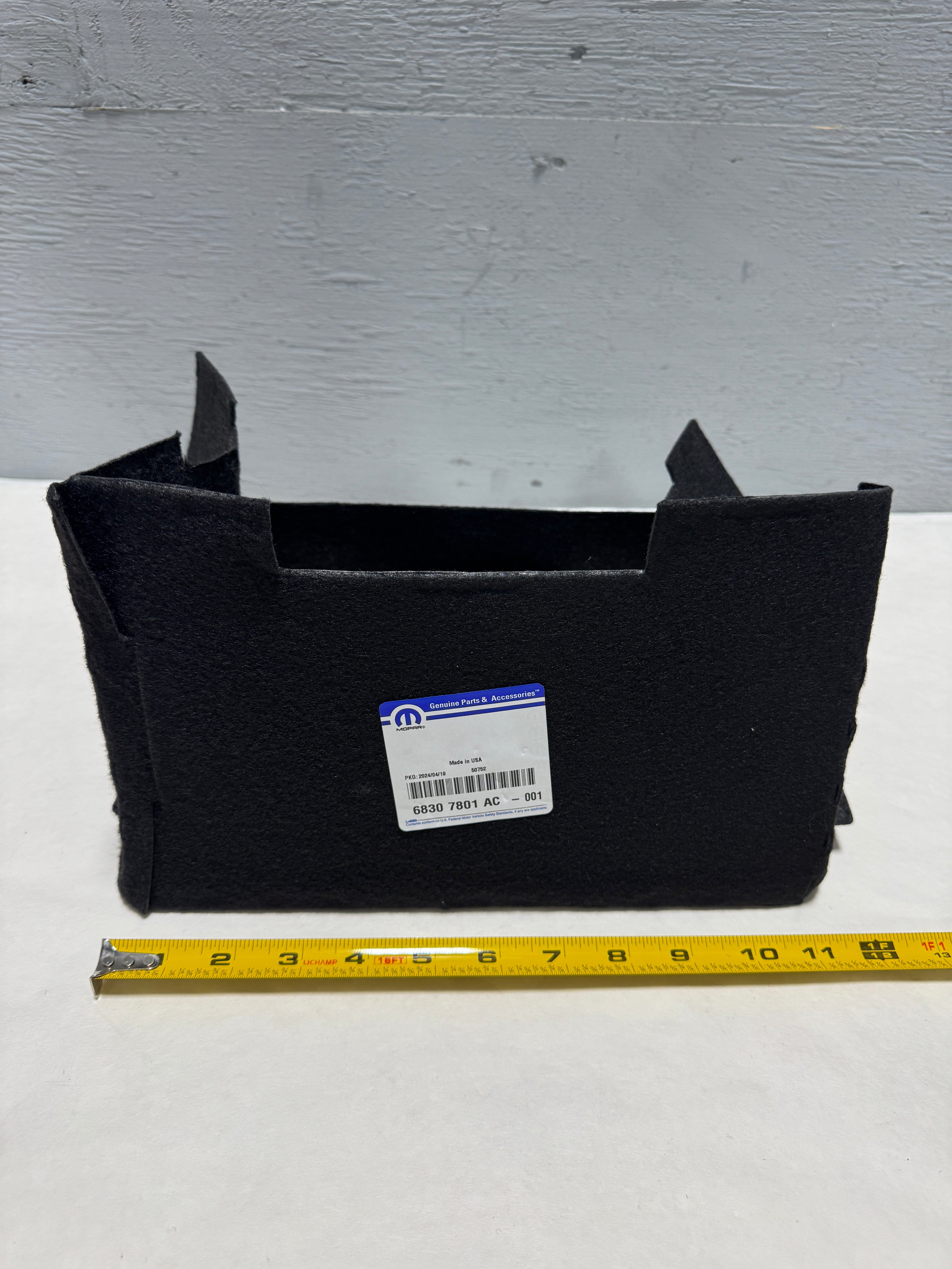 MOPAR 2020 2024 Jeep Wrangler or Gladiator Battery Shield Insulator Sleeve OEM