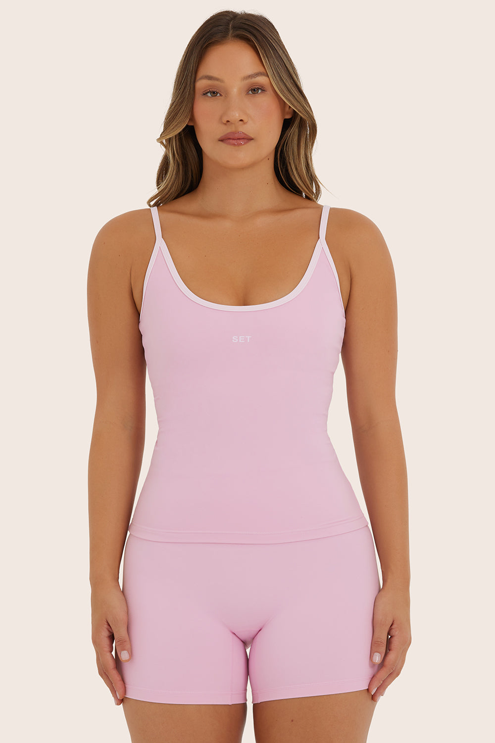 SET ACTIVE SPORTBODY® SPORTY U TANK   PRIMROSE