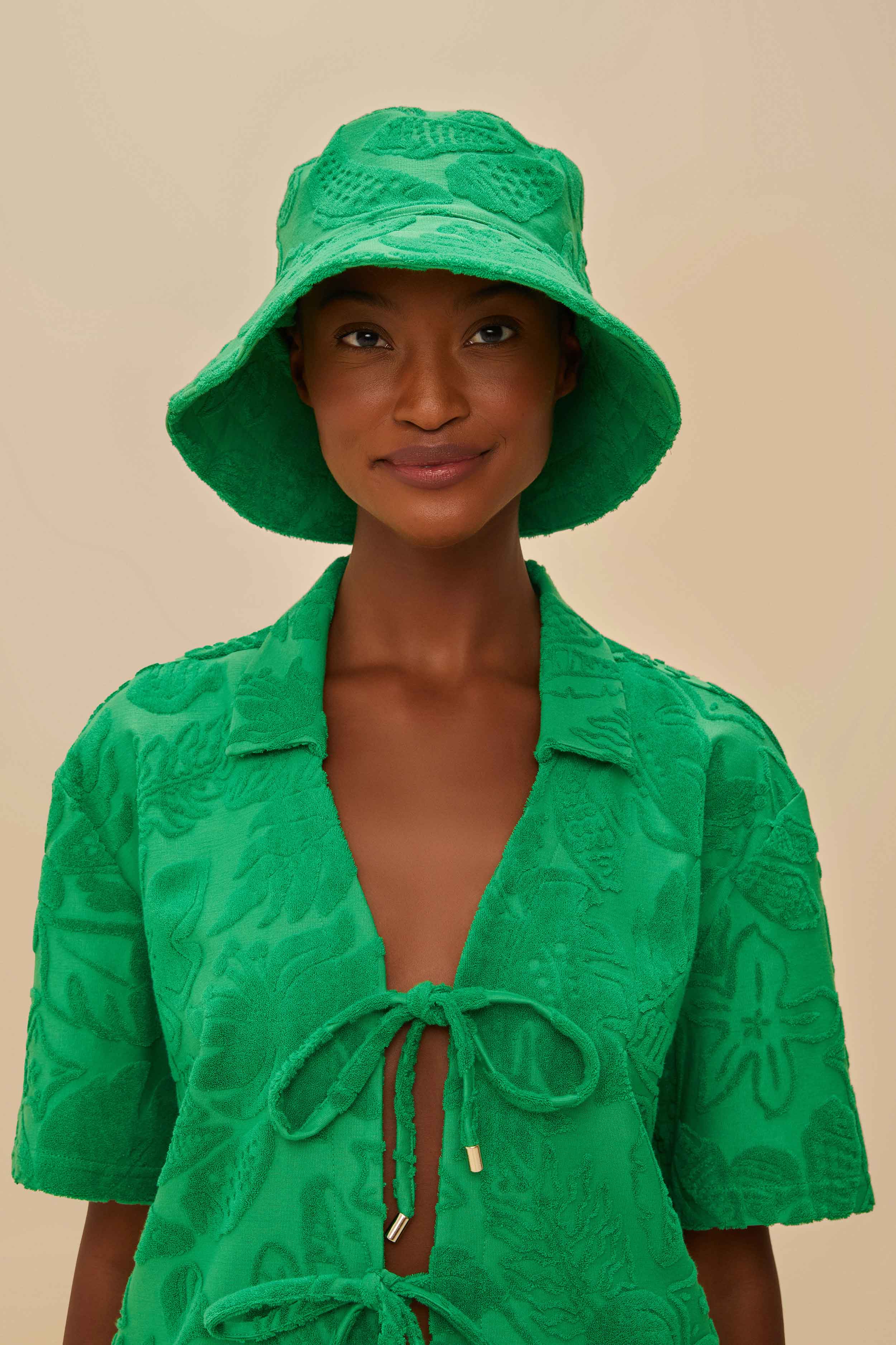 FARM RIO ACTIVE Green River Nature Towel Hat