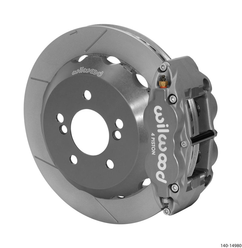 Wilwood Superlite 4R/ST Rear 12.88in Road Race Kit   Gray Hard Anodize 00 06 BMW M3 (E46)