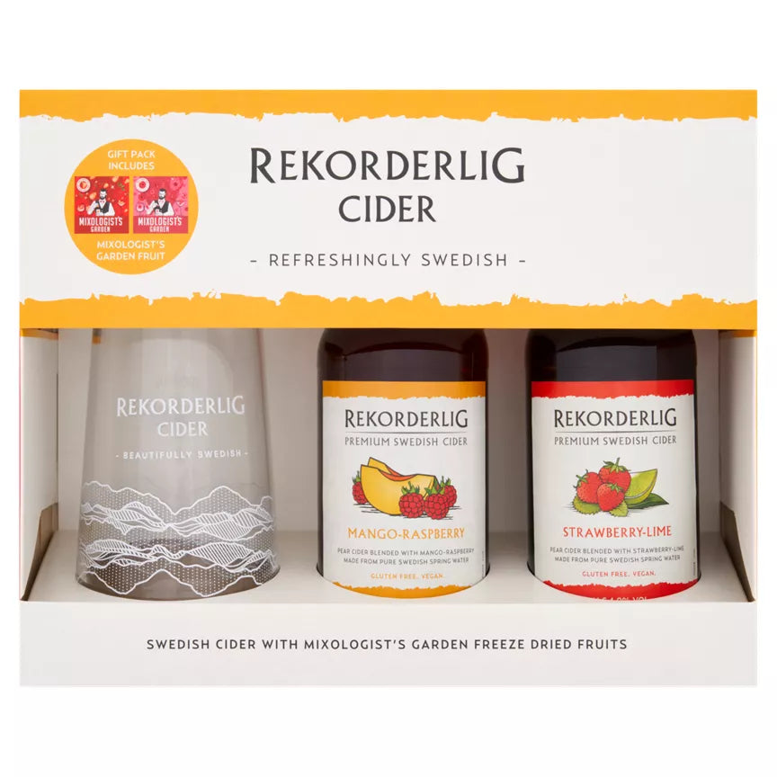 Rekorderlig Cider Gift Set    2 Bottles & Glass