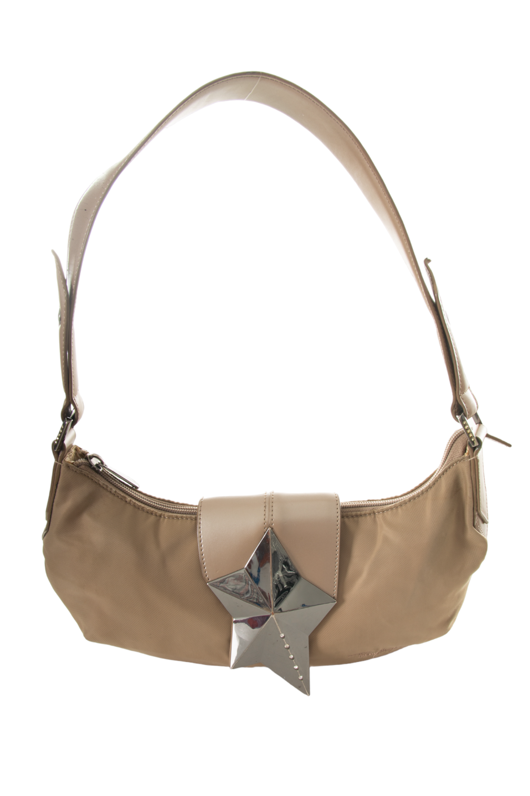 THIERRY MUGLER Crescent Star bag in Tan