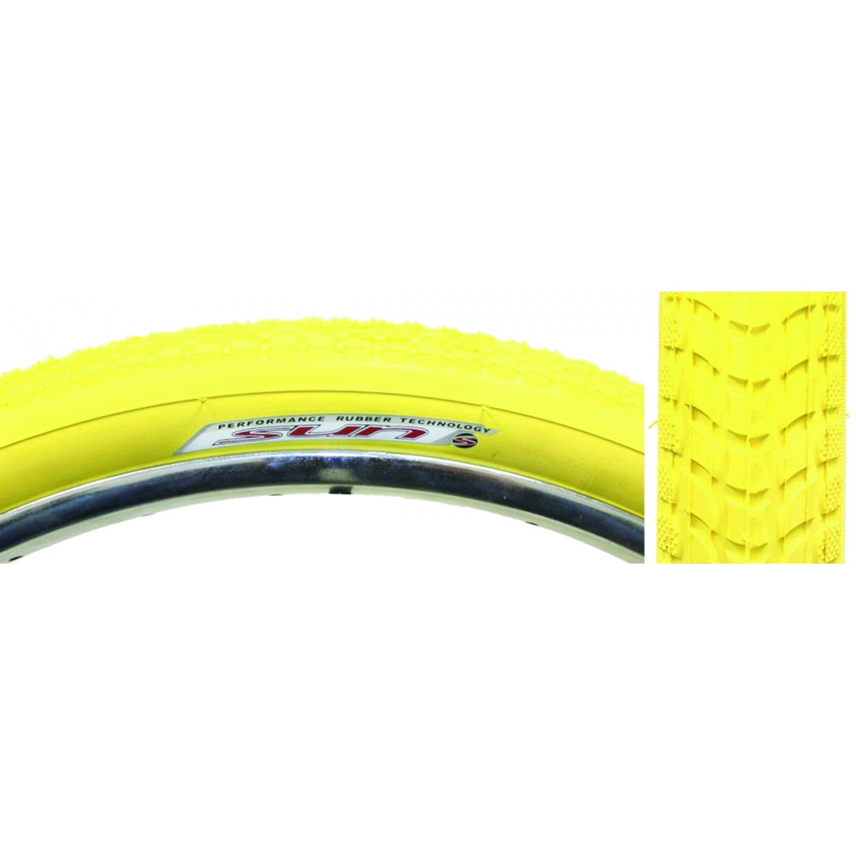 Sunlite Cruiser 927 26 x 2.125 PSI 40 TPI 30 Wire Yl/Yel Reflective Cruiser