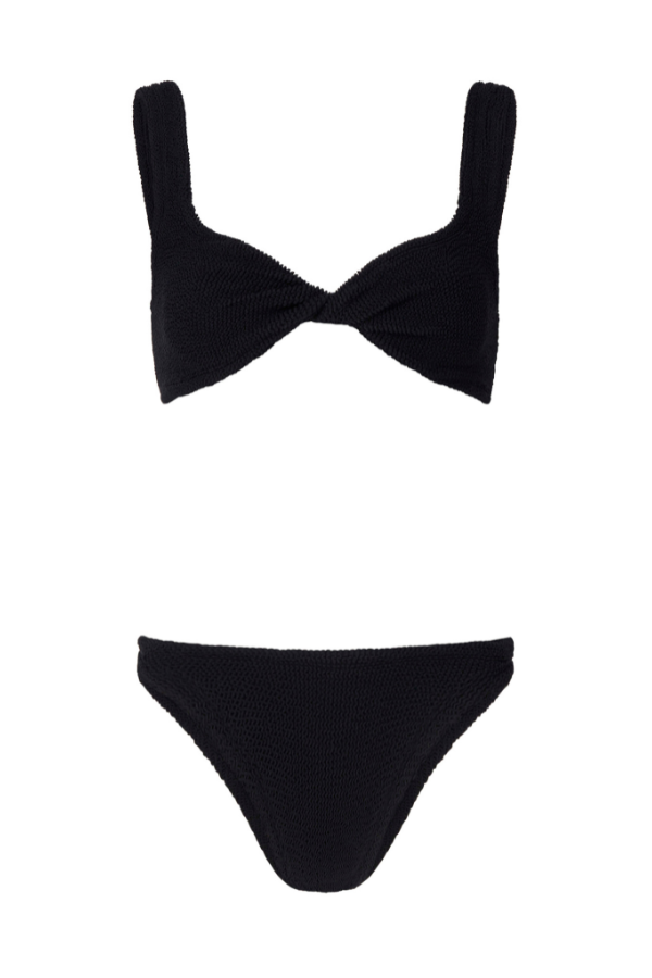 HUNZA G Juno Bikini Black
