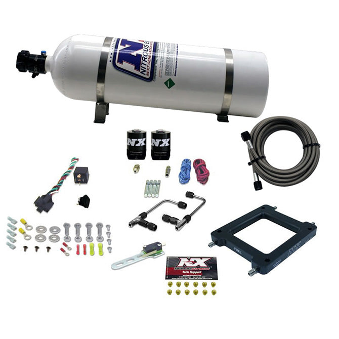 Nitrous Express Dominator Gemini PRO POWER (100 200 300 400 500HP) WITH 15LB BOTTLE