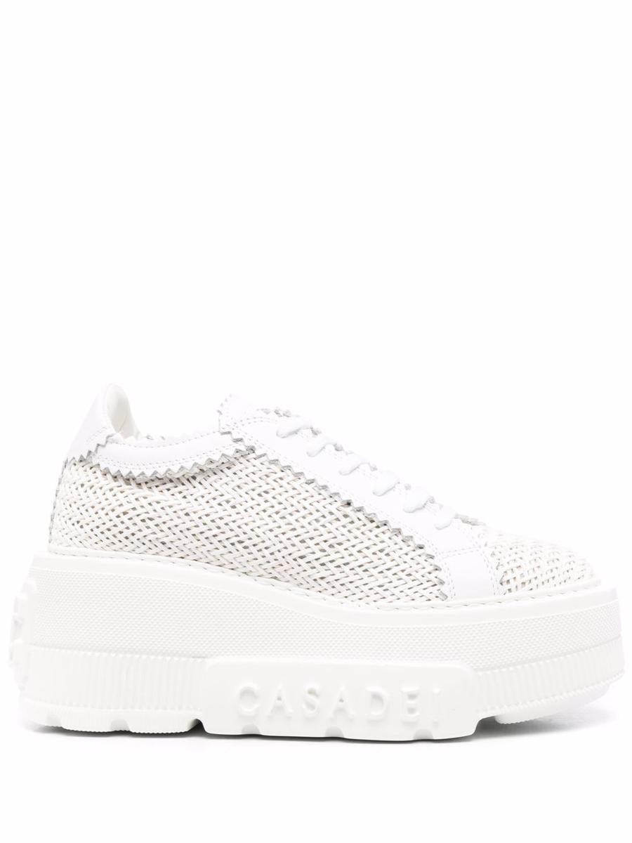 Casadei Vegan Leather 'Hanoi Nexus' Sneakers In White
