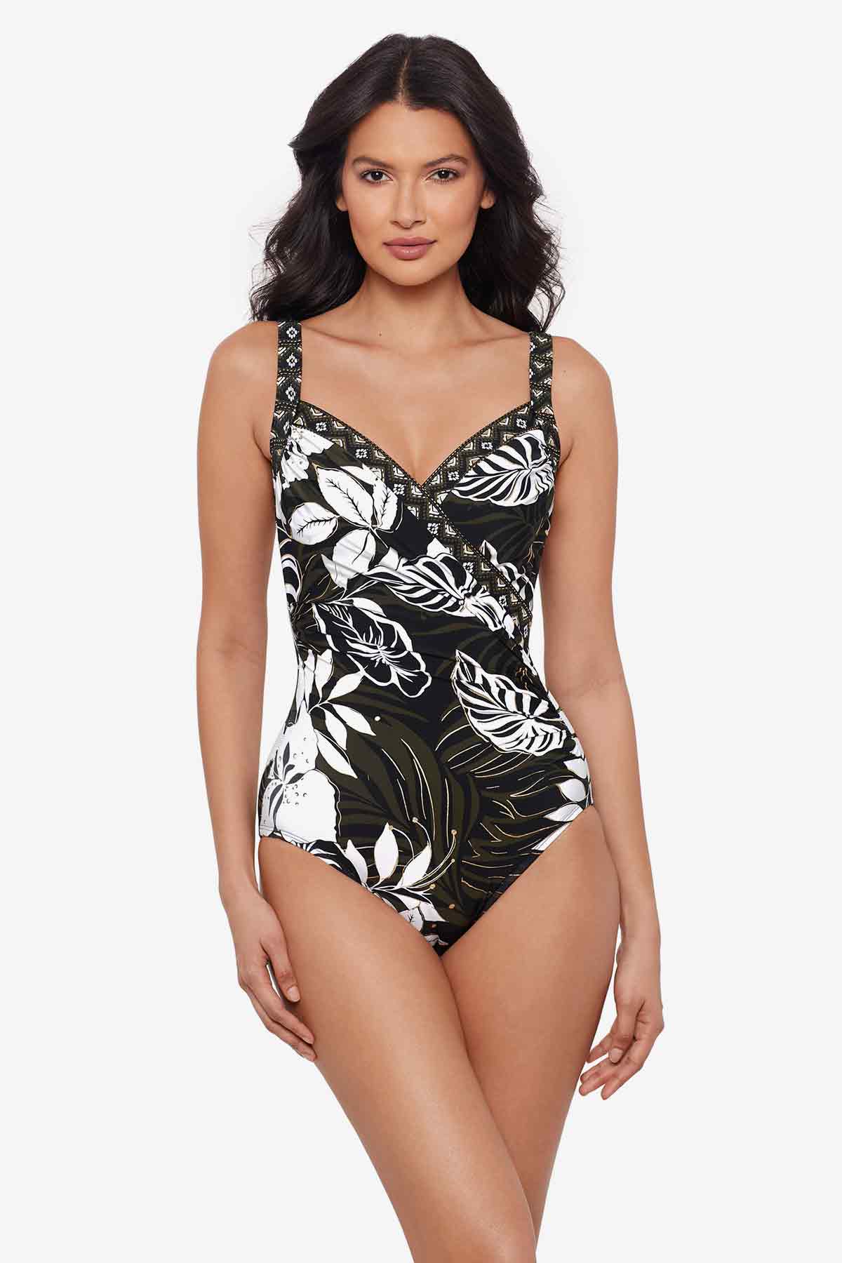 MIRACLESUIT DD Cup Sanibel One Piece in Elle Dorado