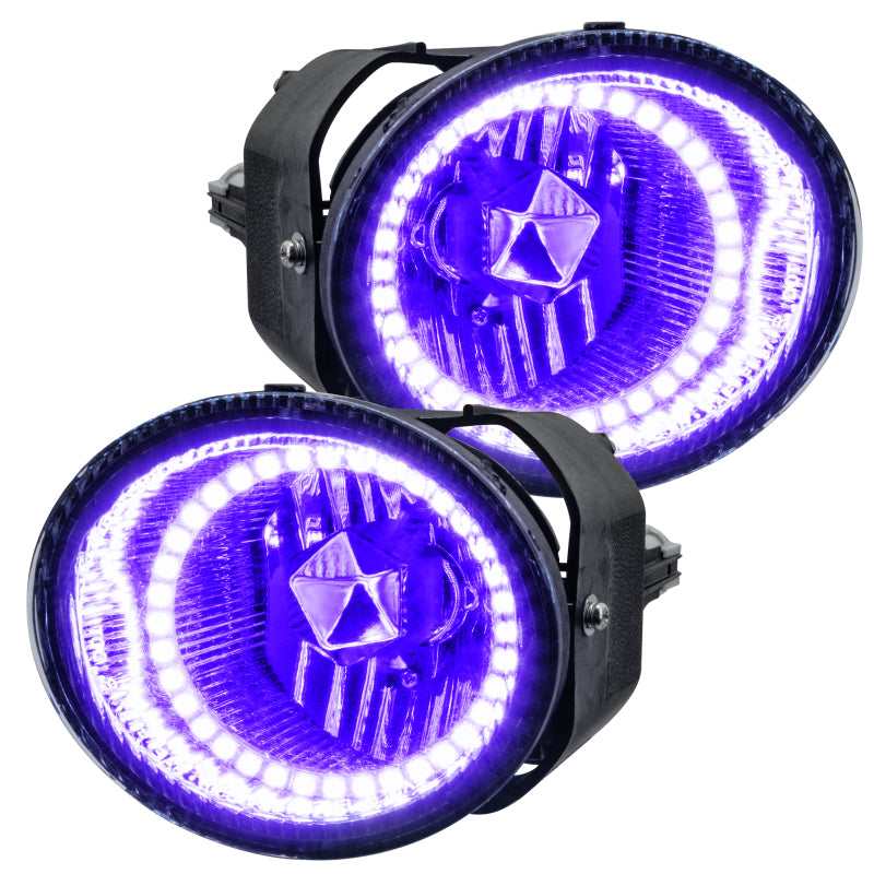 Oracle Lighting 01 02 Nissan Frontier Pre Assembled LED Halo Fog Lights  UV/Purple