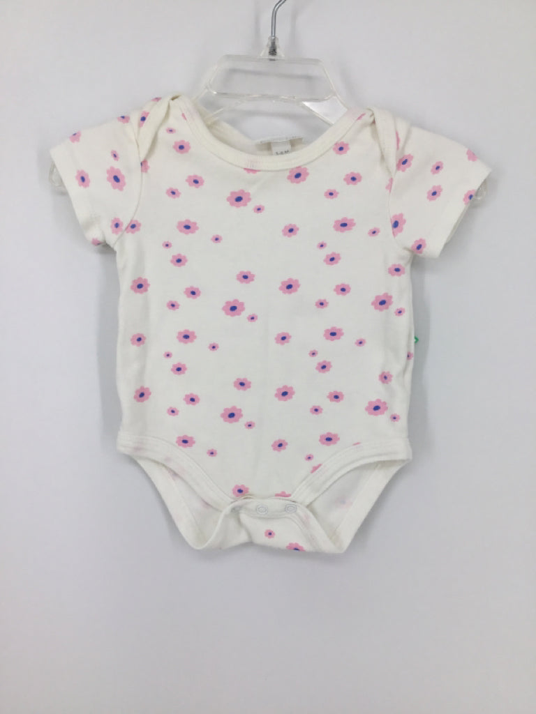Tres Beau et Belle Child Size 3 6 Months White Onesie