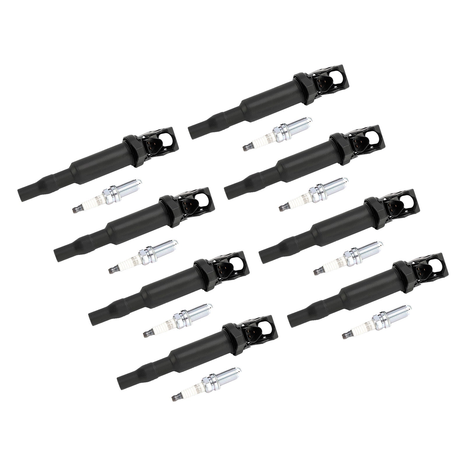 VIPIH 2011 2015 BMW Alpina B7 4.4L V8 8X Ignition Coil +Spark Plugs UF592