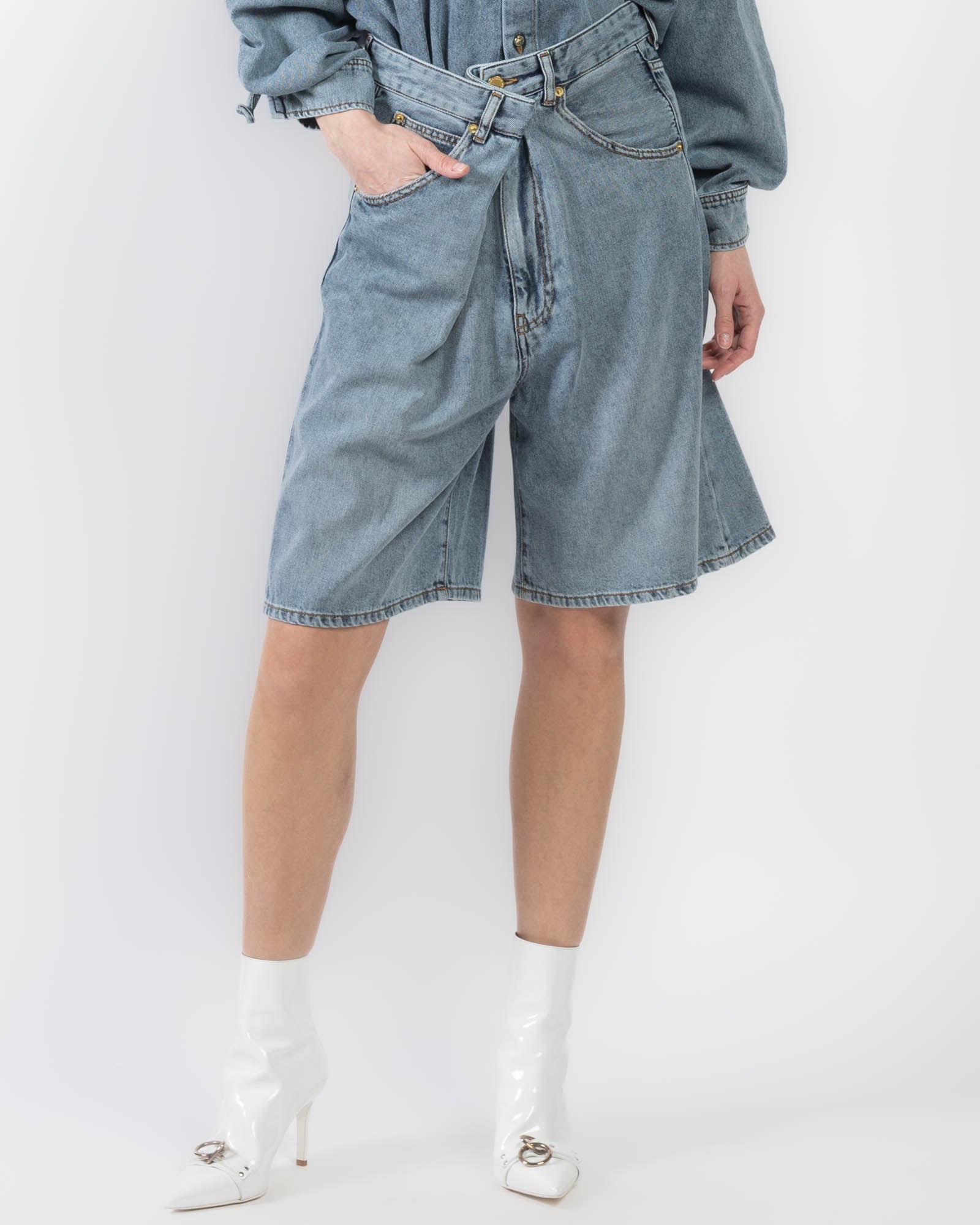 DARKPARK Ines Fold Over Shorts
