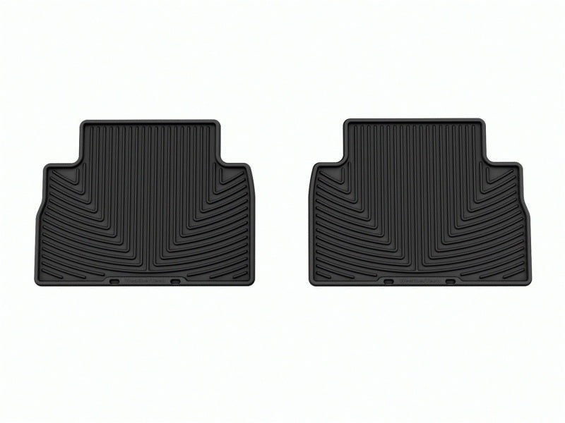 WeatherTech 21 23 Hyundai Santa Fe (Incl. 22 23 Plug In Hybrid) Rear All Weather Floor Mats   Black