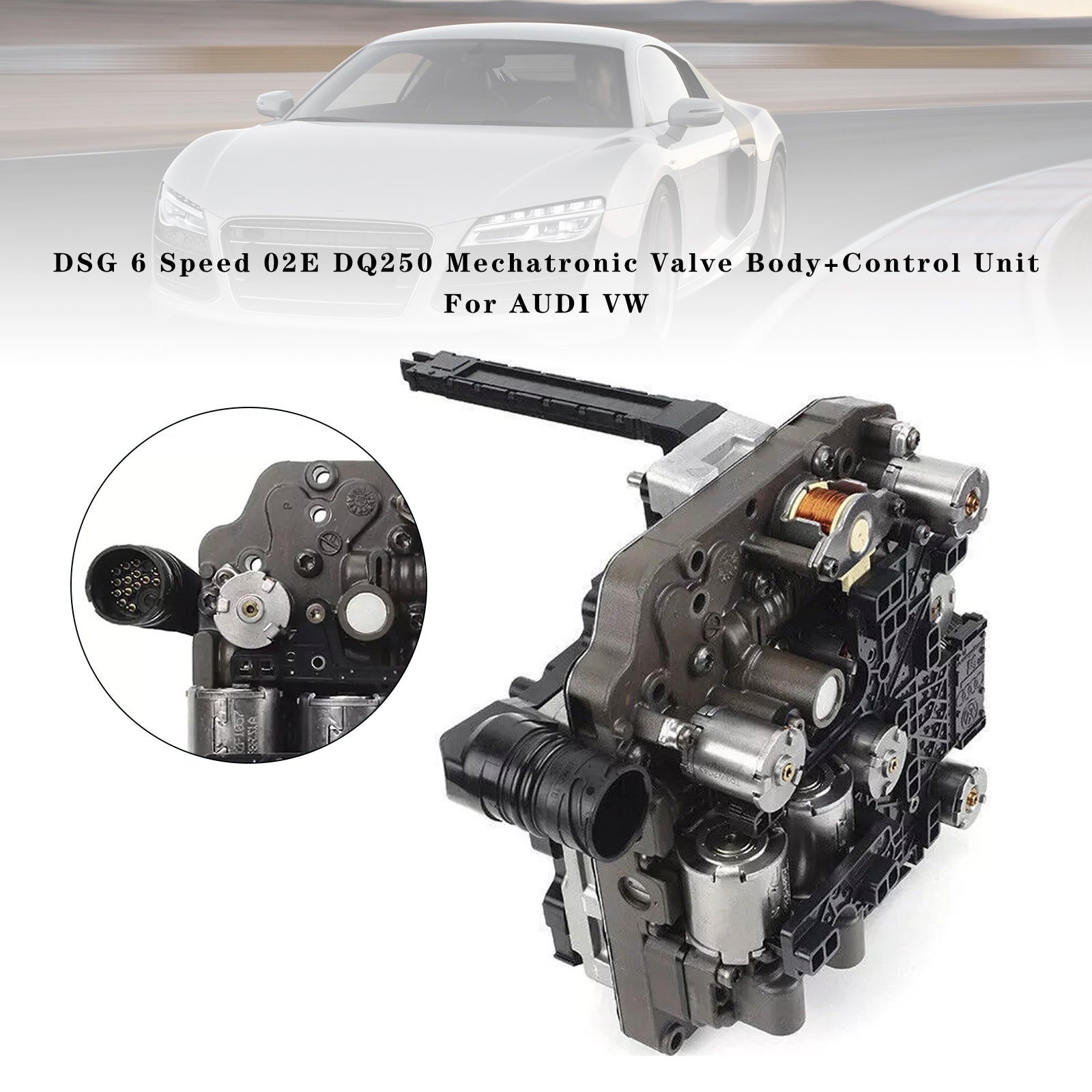 VIPIH DSG 6 Speed 02E DQ250 Mechatronic Valve Body+Control Unit For AUDI VW