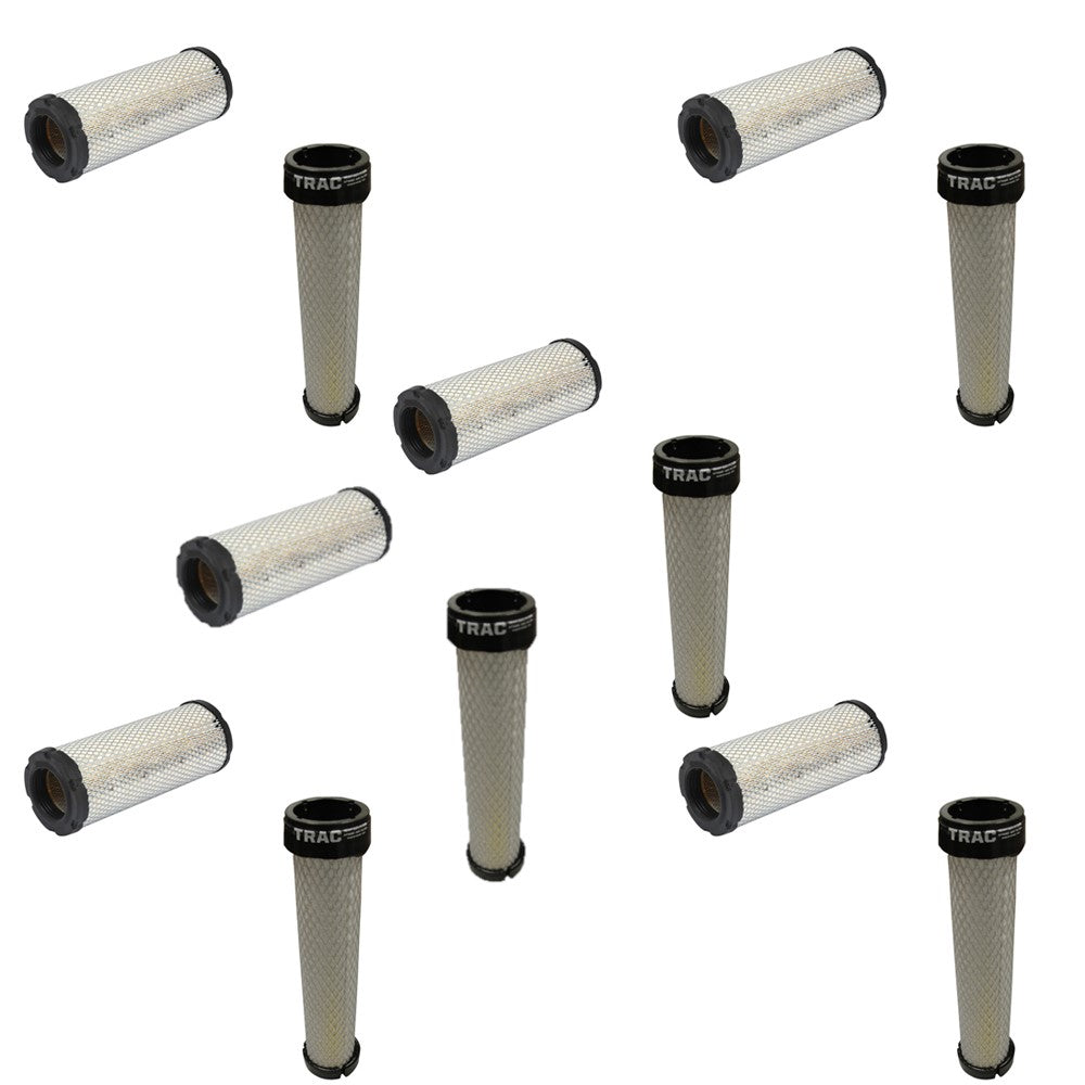 RELIABLE AFTERMARKET PARTS, INC® 00181071 Qty 6: Inner and Outer Air Filters Fits Ditch Witch FX30 JT520 Jet Trac
