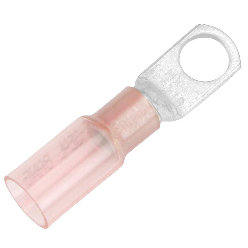 PACER GROUP Pacer 8 AWG Heat Shrink Ring Terminal   5/16" Stud Size   25 Pack [TE8 56R 25]