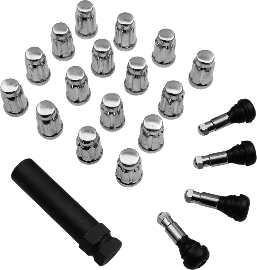 MOOSE UTILITY Lug Nut   Splined   3/8"   16 Pack