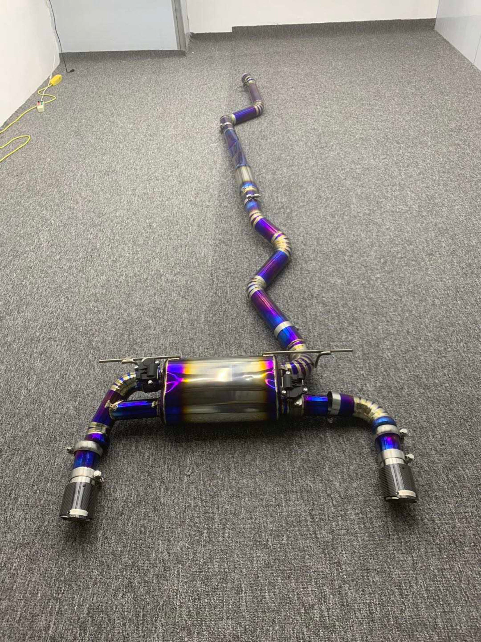 CEN CAL MOTORSPORT F3X 340i/440i B58 valved Cen Cal catback exhaust(titanium)