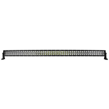 SPEED DEMON *Discontinued* 54" Curved Dual Row Light Bar   DRCX54 White with Black OPS
