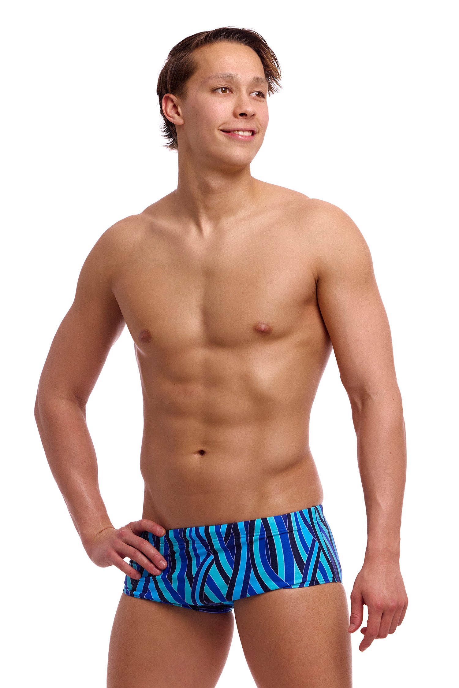 Funky Trunks Men's Snork City Sidewinder Trunks
