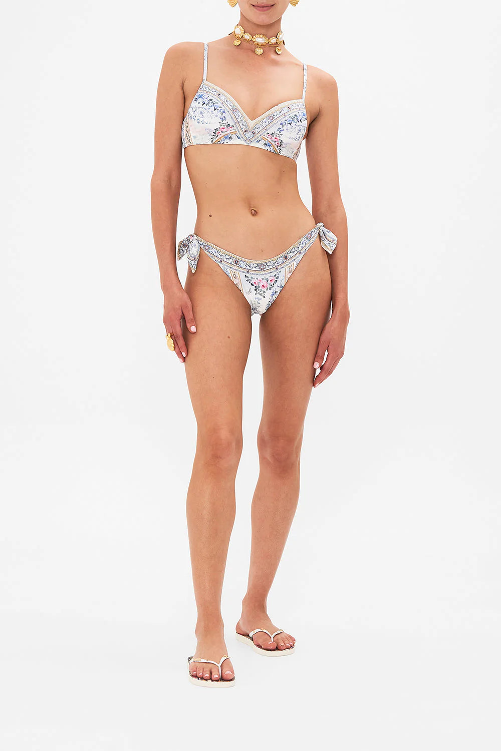 Camilla   Dip Front Pant with Ties   Season of the Siren