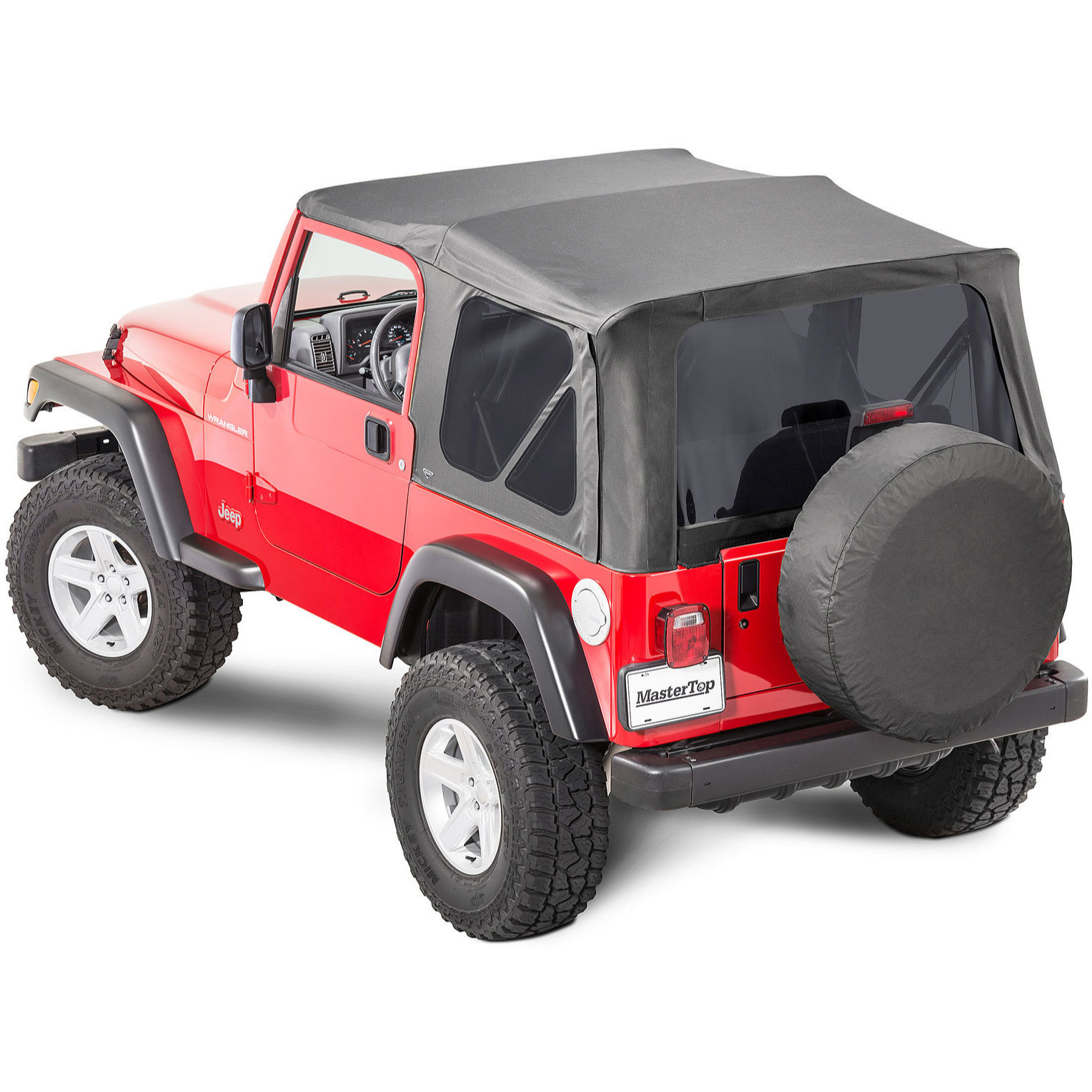 QUADRATEC MasterTop Complete Top Kit for 97 06 Jeep Wrangler TJ