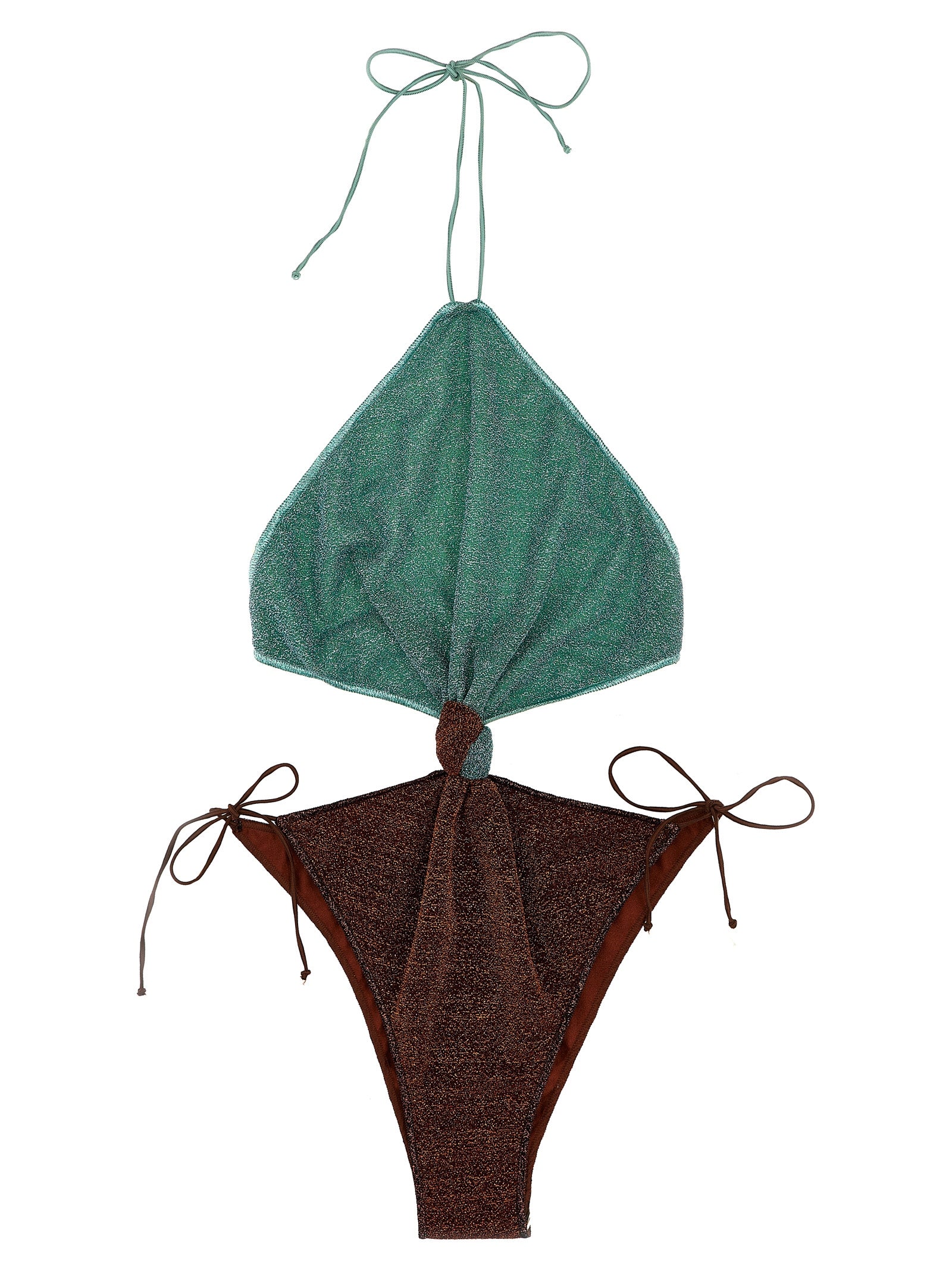 Osèree 'Lumiere Bicolor Knot Maillot' One Piece Swimsuit