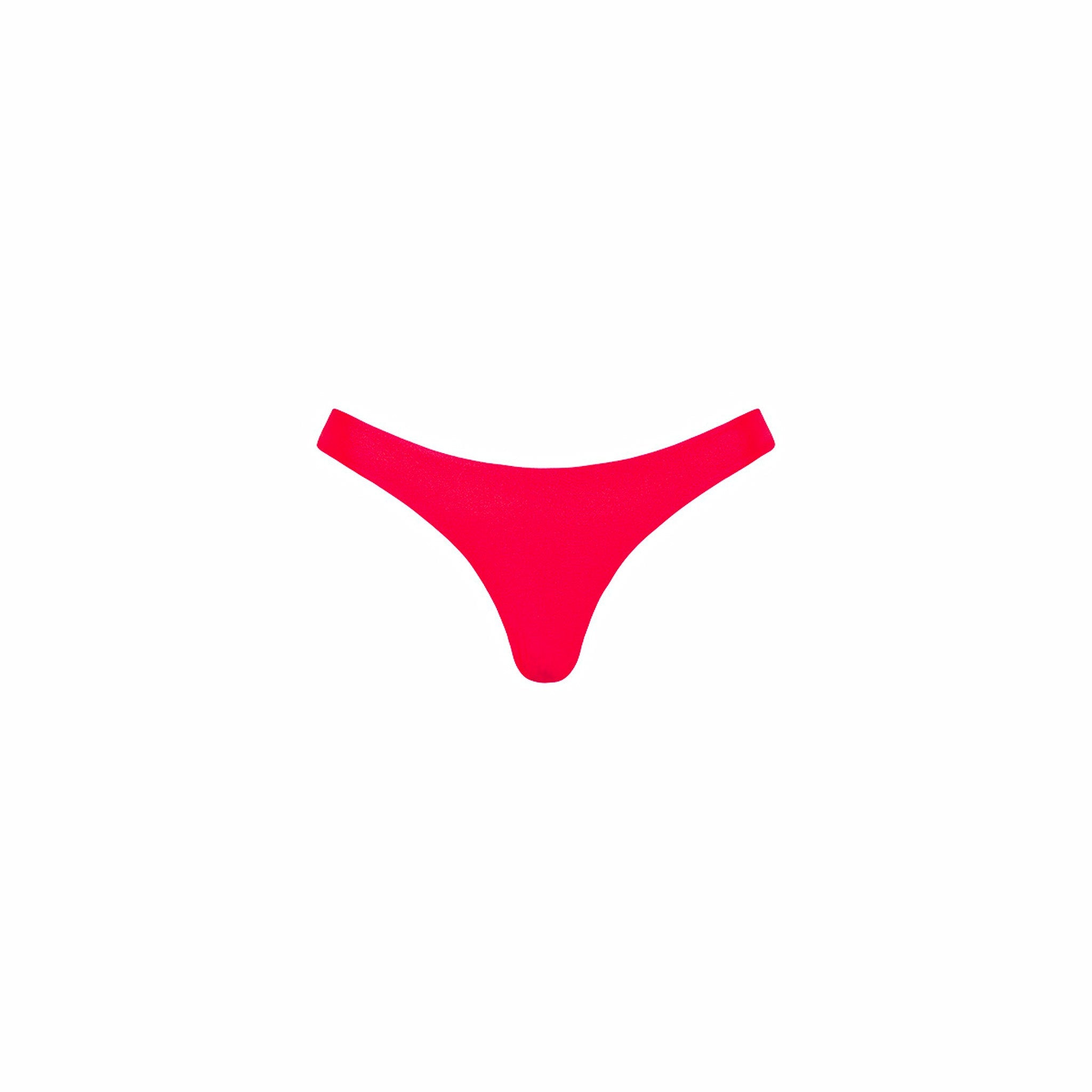 KULANI KINIS Minimal Full Coverage Bikini Bottom   Cherry Crush
