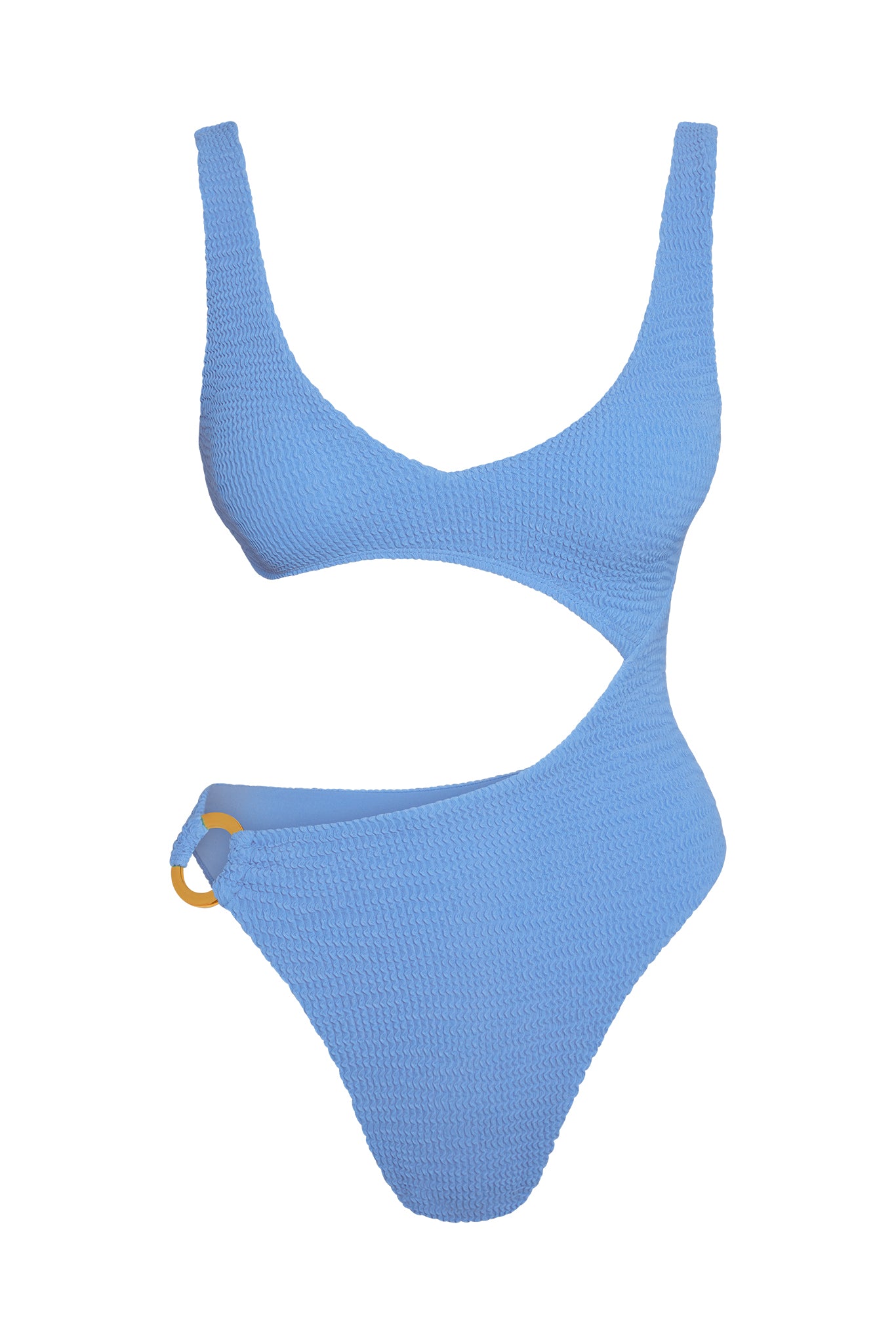 MONDAY SWIMWEAR St. Barth's One Piece   Azure Crinkle