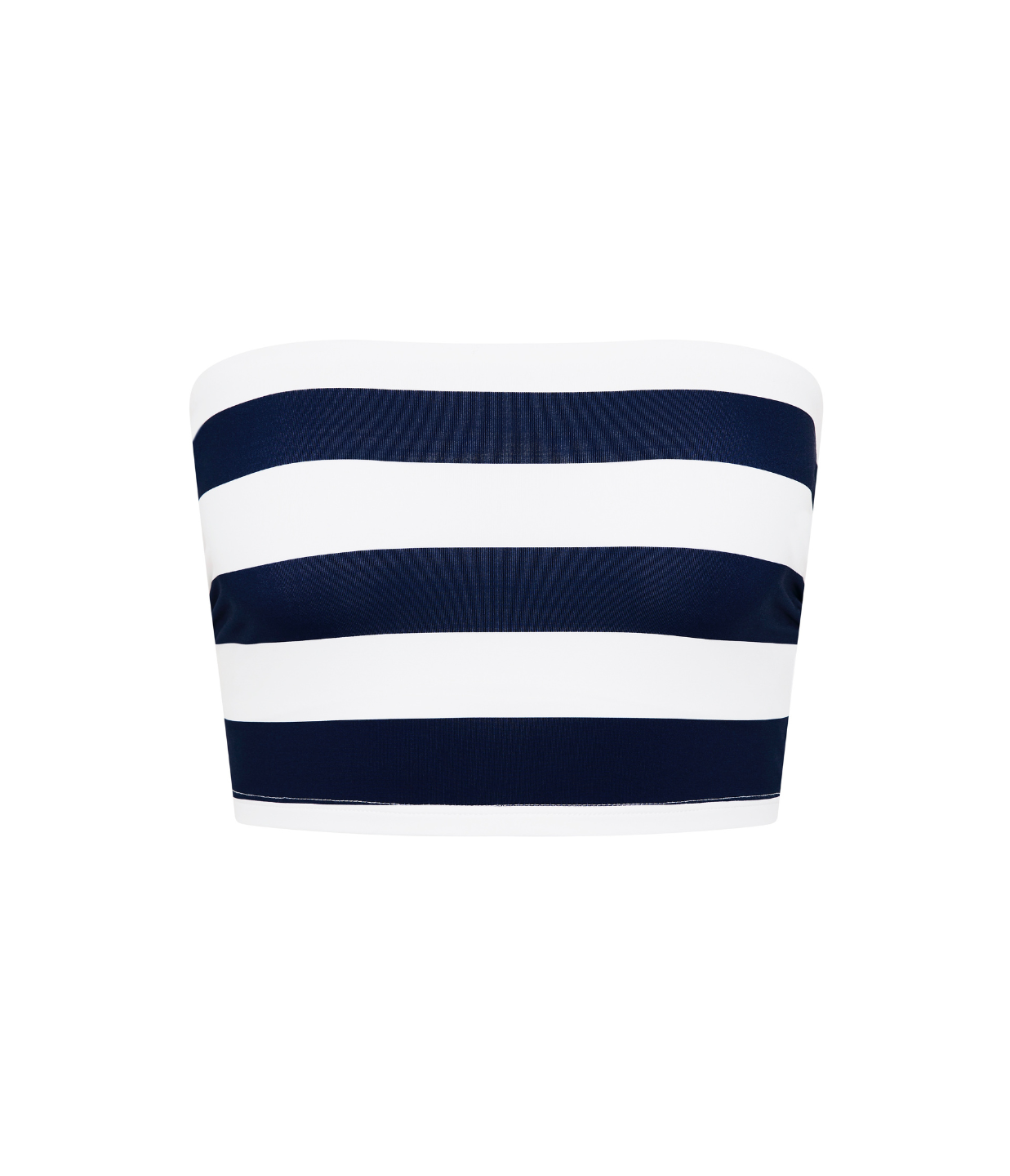 BONDI BORN Stella Bikini Top in Navy Stripe