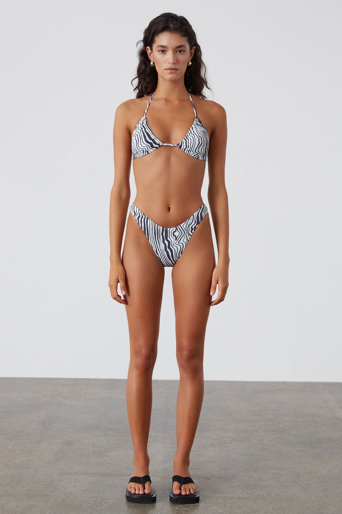 ZULU & ZEPHYR Ripple Stripe Curve Brief