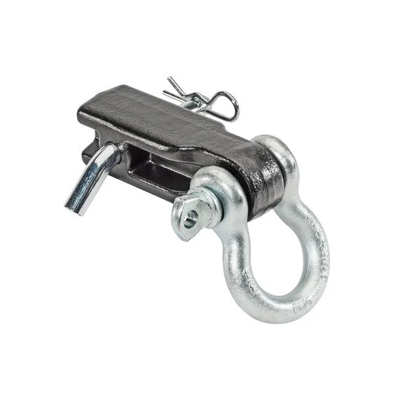 Quadratec D Ring 2" Receiver Hitch Mount with 3/4" D Ring and Hitch Pin