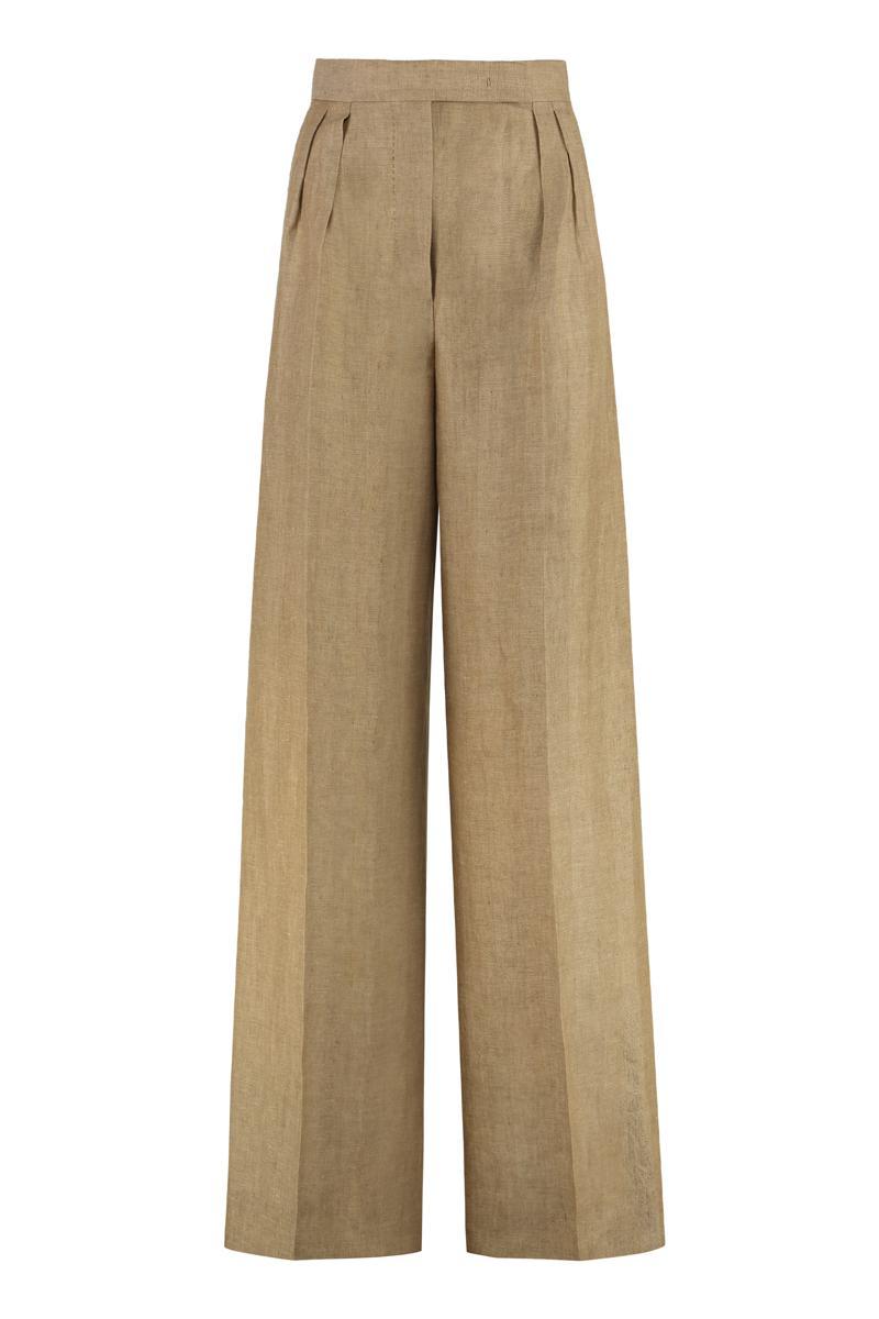Max Mara Rauche Linen Trousers