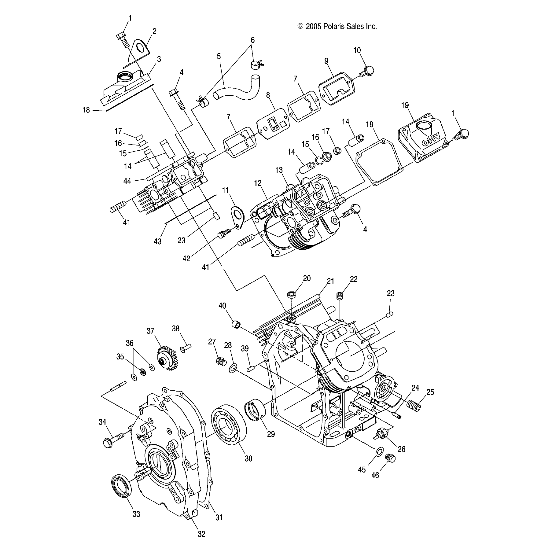 WEAVER POWERSPORTS Bearing Main by Polaris