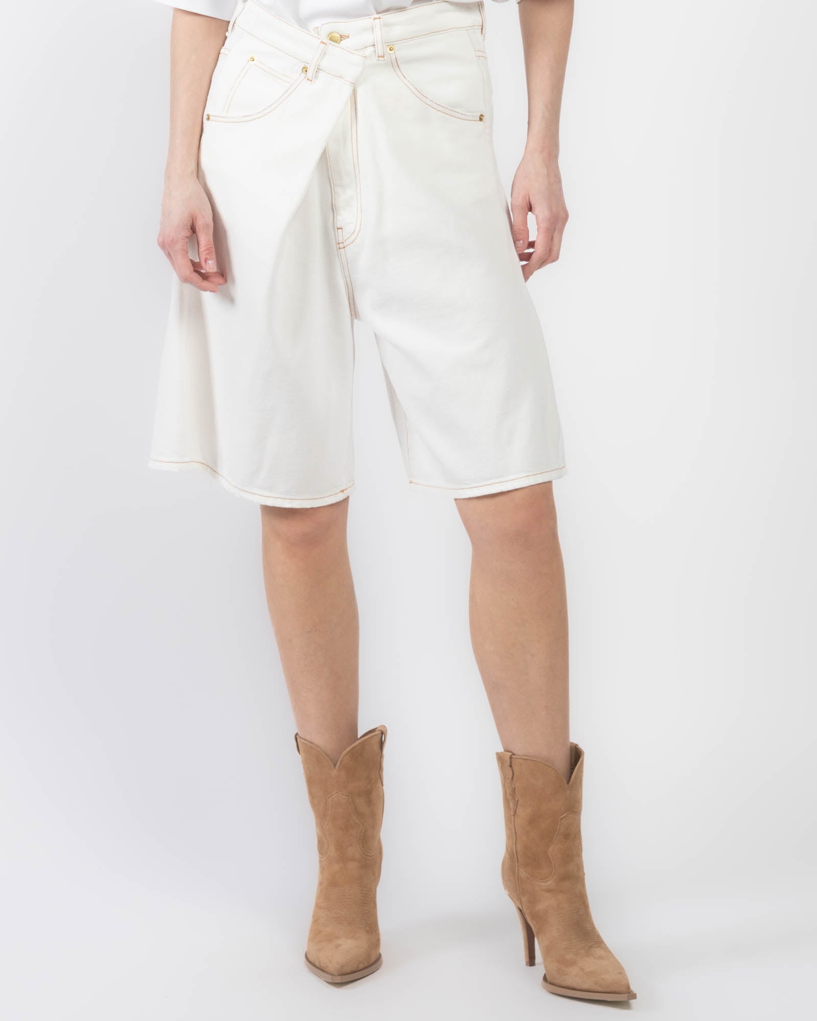 DARKPARK Ines Fold Over Shorts