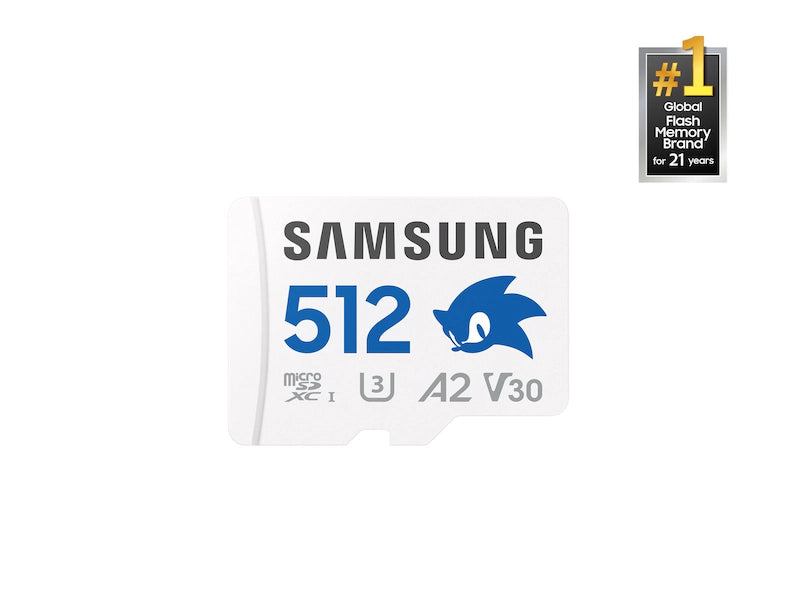 Samsung PRO Plus Sonic the Hedgehog™ + Adapter microSDXC 512GB