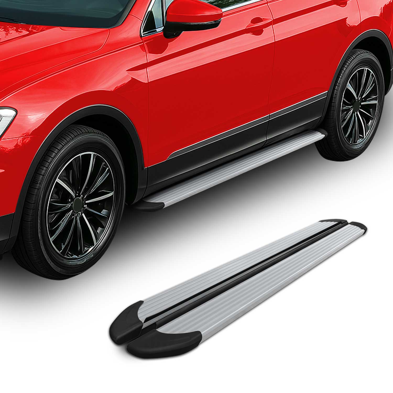 OMTEC 2007 2018 Mercedes G Class W463 Running Boards Side Steps Silver