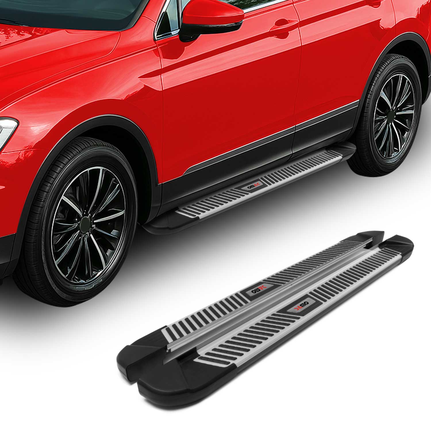 BLACK HORSE,OMTEC 2015 2020 Hyundai Tucson Nerf Bar Side Step Running Boards Alu 2x