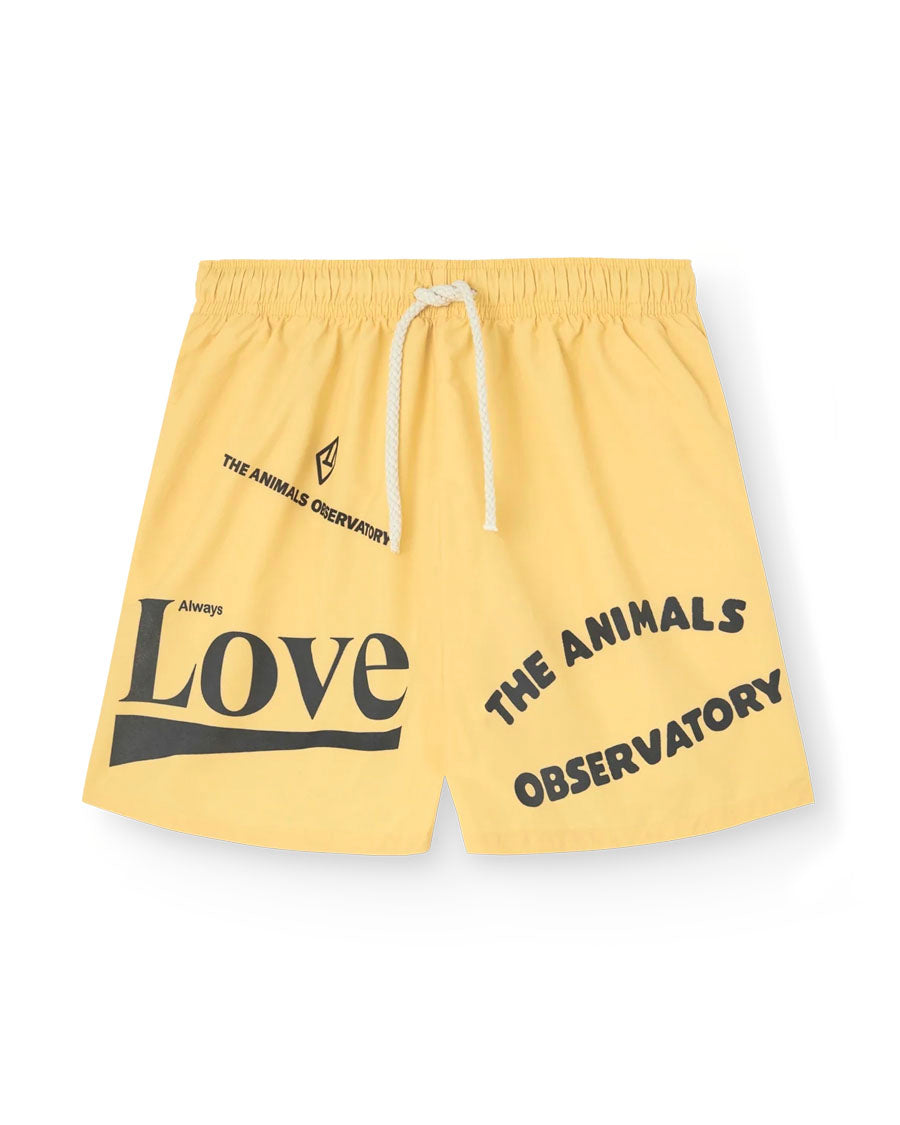 THE ANIMALS OBSERVATORY Love Puppy Swimsuit   Yellow